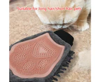 Dog Grooming Brushes SheddingComb Dog Hair Removal Glove Dog Massage Glove Dog Hair Removal Brush Pet Bath Glove - Pink