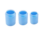 Cats Foot Washer Dog Foot Washer 360Degree Rotate Pet Paw Cleaner Silicone Paw Cleaner Paw Washer Cup Grooming Supplies - Blue - small