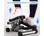 Advwin Mini Stepper Exercise Machine with LED Display and Elastic Rope