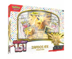 Pokemon TCG: Scarlet & Violet—151 Collection—Zapdos Ex Box – Assorted*