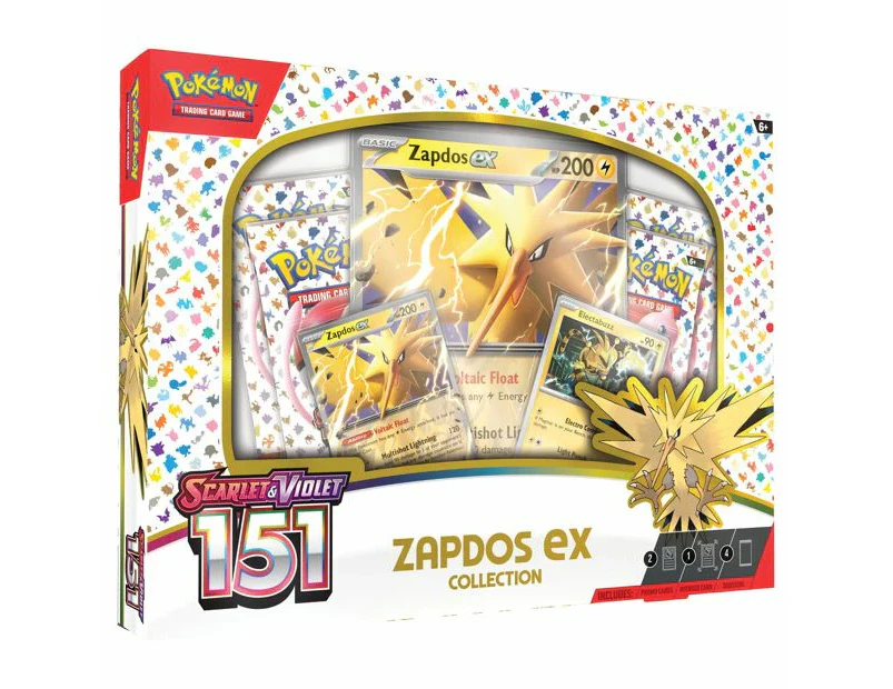 Pokemon TCG: Scarlet & Violet—151 Collection—Zapdos Ex Box – Assorted*