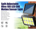 2pk 160 LED Solar Lights Garden (Sydney Stock) COB Outdoor Motion Sensor  Light Security Flood Lights Adjustable Panel Waterproof