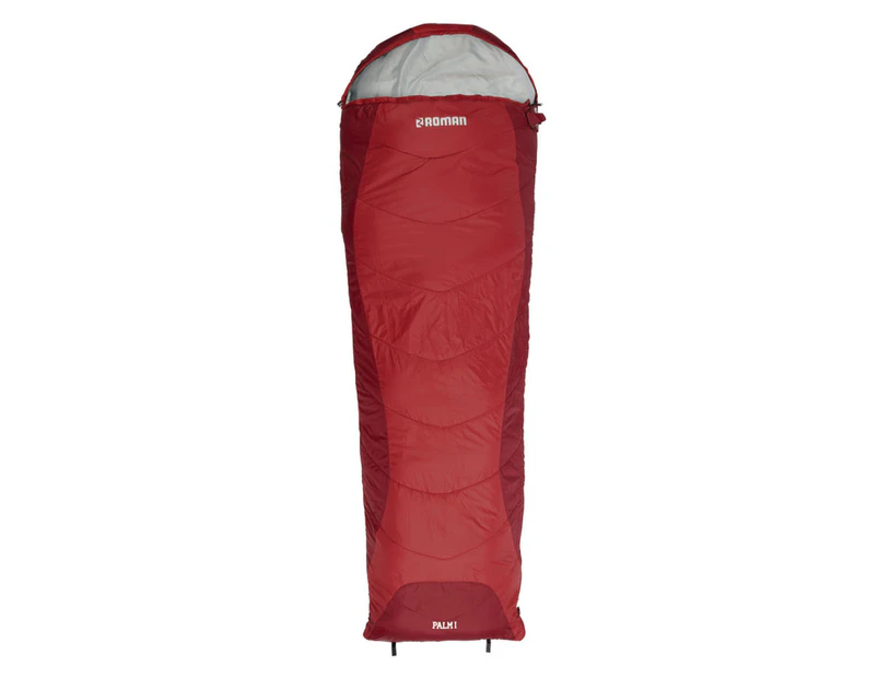 Roman Palm I Single Sleeping Bag - Fiery Red