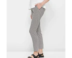 Ankle Length Bengaline Pants - Preview - Brown