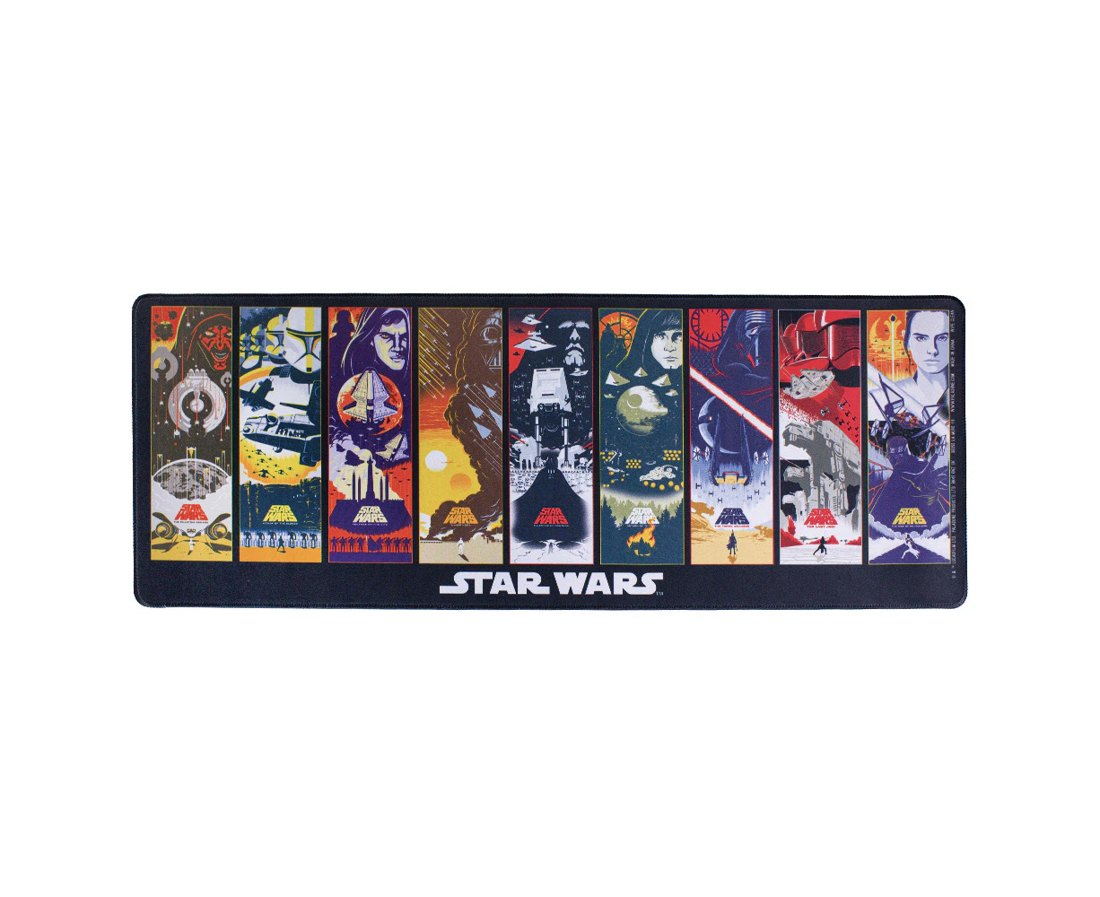 Paladone 80x30cm Star Wars Rubber Desk Mat Table Accessory Keyboard/Mouse Pad