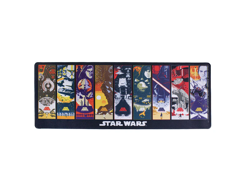 Paladone 80x30cm Star Wars Rubber Desk Mat Table Accessory Keyboard/Mouse Pad
