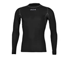Mitre Neutron Base Layer Black Compression Long Sleeve Top Kids Sportswear - Black