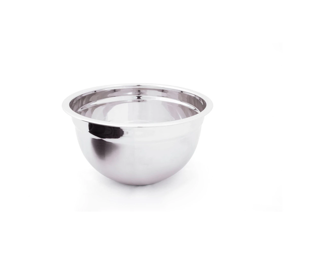 Cuisena 26cm/5L Stainless Steel Mixing Bowl Round Baking Dish Container Silver