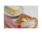 Microplane 19cm Butter Blade Knife Slicer/Scraper Spreader Kitchen Utensil Red