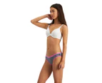 Womens Bonds Hipster Bikini Underwear Undies Grey/Pink - Grey