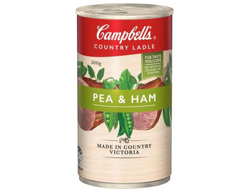 Campbell Soups Country Ladle Soup Homestyle Pea And Ham 500g