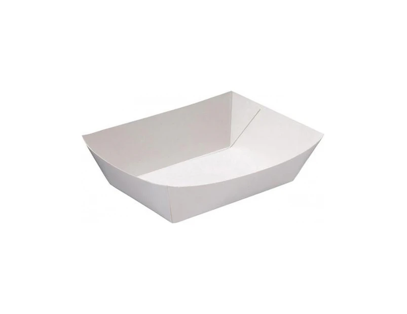 Cast Away Tray Cardboard White Large  170 by 95 mm base, 55 mm high x 100