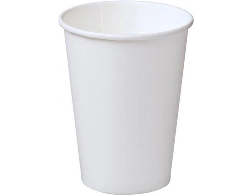 Cast Away Single Wall White Paper Cup 355ml x 50