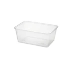 Rectangular Plastic Container 1000 ml  175 by 120 by 70 mm x 50