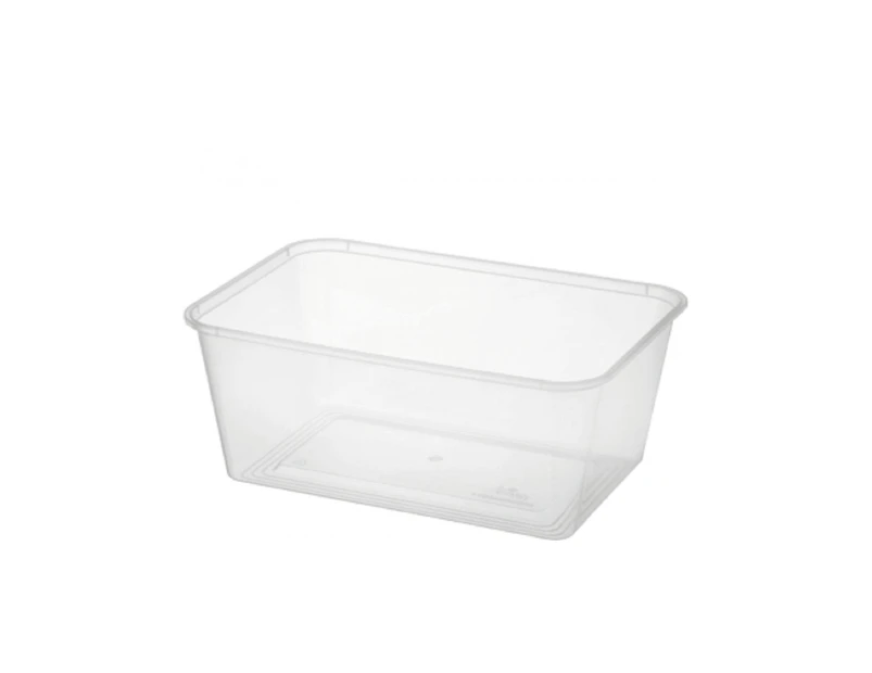 Rectangular Plastic Container 1000 ml  175 by 120 by 70 mm x 50