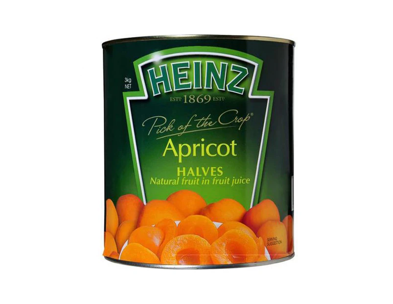 Heinz Apricot Halves In Natural Juice 3kg