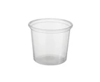 Plastic Food Container 150 ml  77 by 60 mm x 50