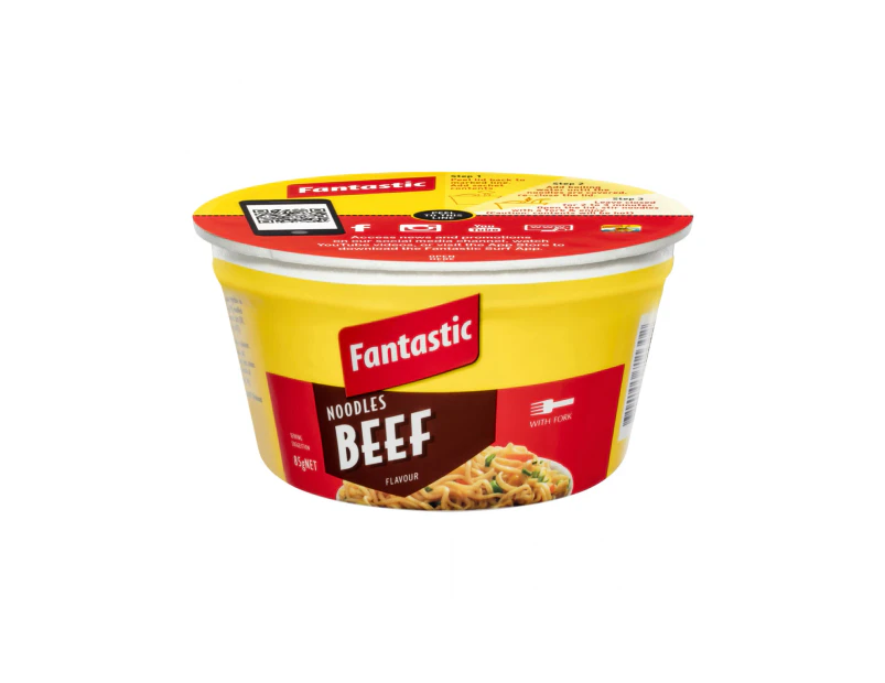 Fantastic Bowl Noodles Beef 85g