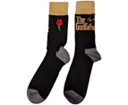 The Godfather Unisex Adult Logo Ankle Socks (Black/Grey/Gold) - RO5374