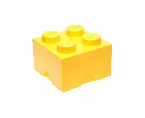LEGO® Storage Box w/ Sorting Tray & Lid - Yellow