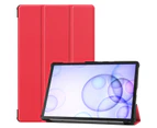 MCC For Samsung Galaxy Tab S9 FE+ Plus 12.4" Smart Case Cover X610 X616 [Red]