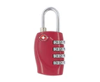 Combo Lock Padlock Combination with 4 Digit Combination Lock for Cabinets School Employee Indoor Storage and Gym Locker - Hot Pink