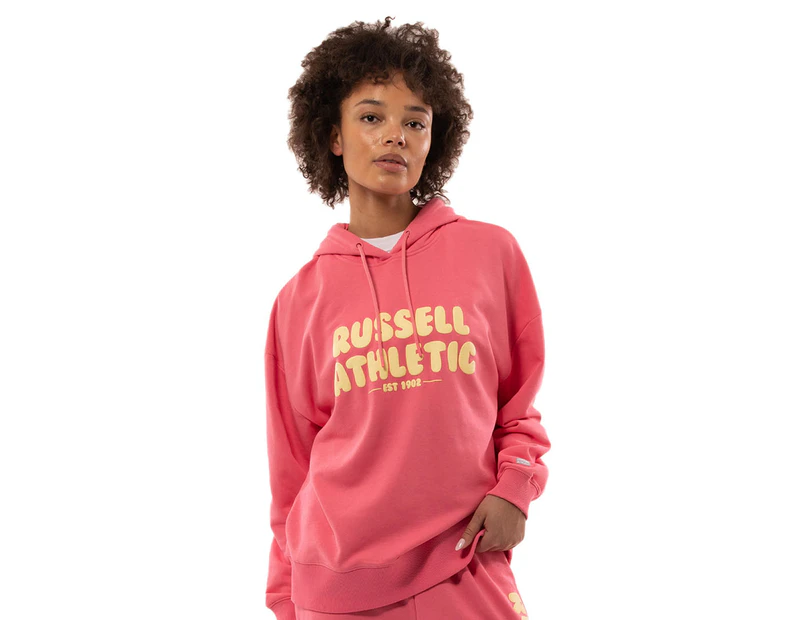 Russell Athletic Women's Candy Hoodie - Bubblegum