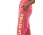 Russell Athletic Women's Candy Trackpants / Tracksuit Pants - Bubblegum