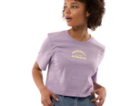 Russell Athletic Women's Sugar Crop Tee / T-Shirt / Tshirt - Oracle