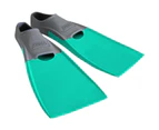 Zoggs Long Blade Rubber Fin - Aqua Blade Size US 12-13