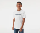 Quiksilver Youth Boys' All Lined Up Tee / T-Shirt / Tshirt - White