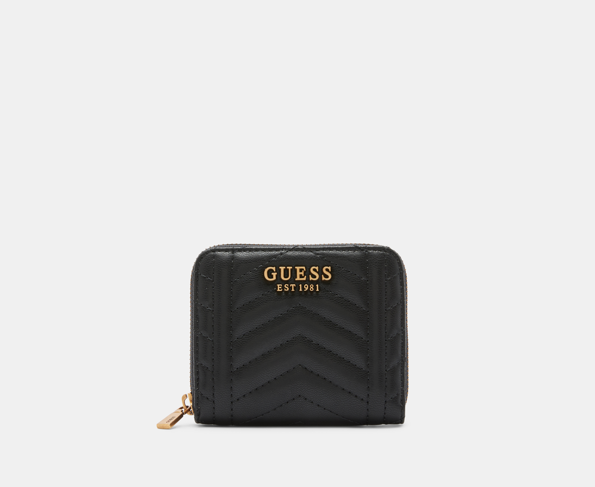 GUESS Lovide Small Zip Around Wallet - Black | M.catch.co.nz