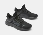 Puma Men's SoftRide Astro Slip-On Running Shoes - Black/Grey