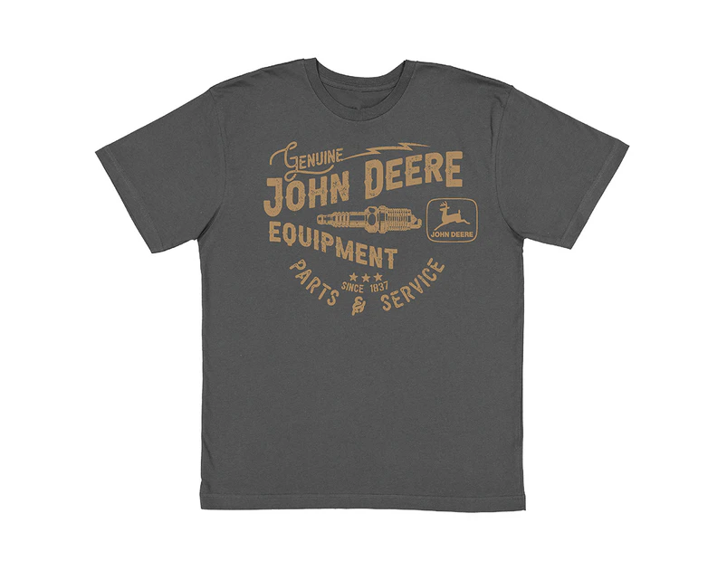 John Deere Equipment Graphic Short Sleeve T-Shirt Mens/Unisex Slate - Short Sleeve