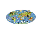 200pc Sassi Junior World of Animals Educational Fun Book & 3D Puzzle Game Set