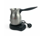 Electric Turkish Greek Arabic Coffee Maker Pot Automatic Sensor Anti Overflow - Stainless steel