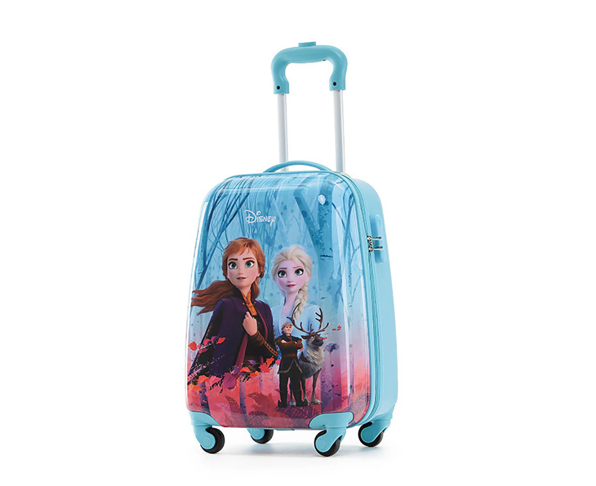 Disney Frozen 17"/45cm Kids Cabin Trolley Case Luggage Wheeled Travel Suitcase