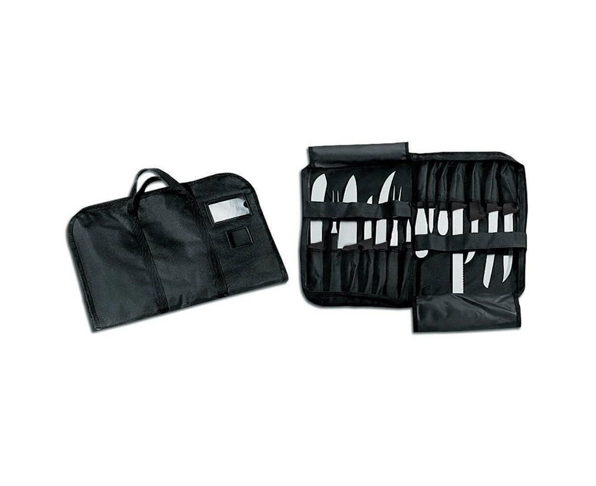 Dexter 14pc Cutlery Case Kitchen Utensils/Knife Holder Knife Storage Bag Black