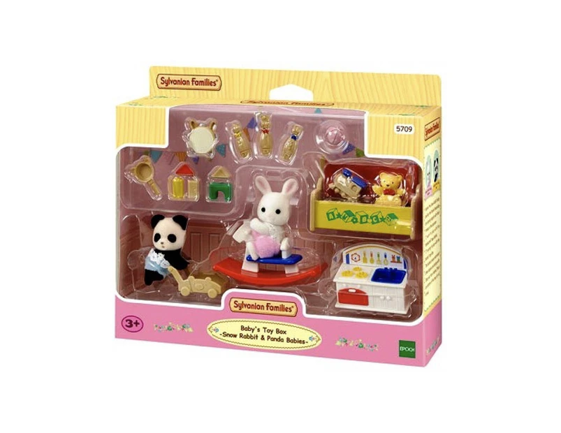 Sylvanian Families Babys Box Snow Rabbit/Panda Babies Kids Playset Toy 3y+