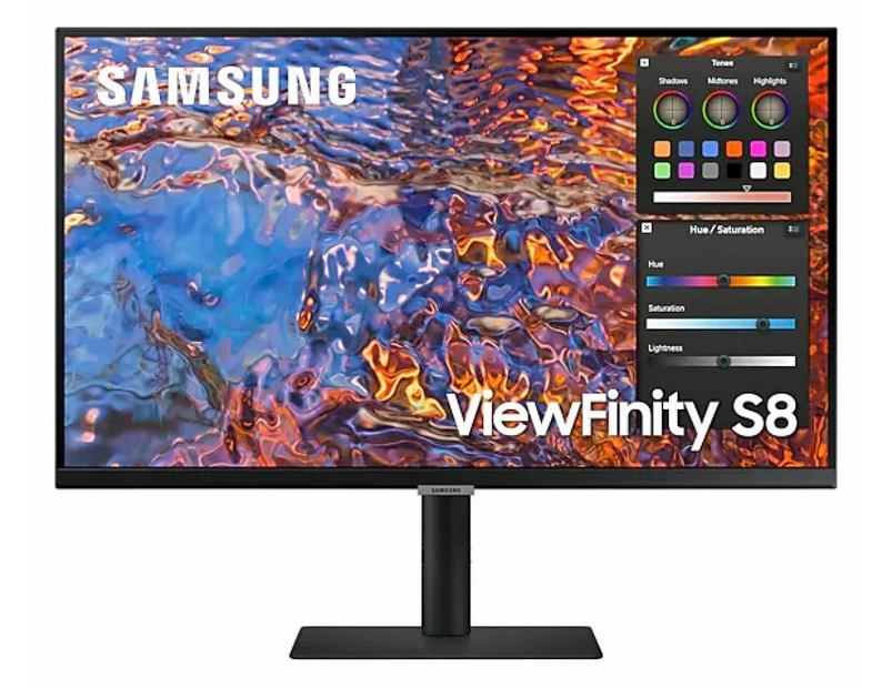 Samsung 27" ViewFinity S80PB UHD IPS Business Monitor - Black