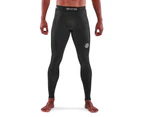 SKINS Compression Series-1 Active Men Black Long Tights Activewear/Sports/Gym - Black