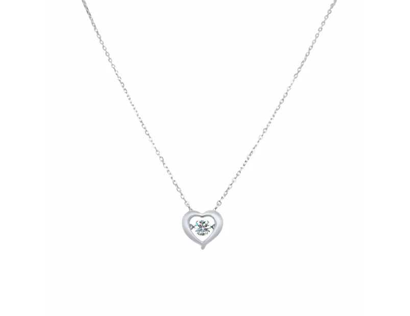 Bevilles Pendant Necklace Sterling Silver 45cm