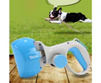 Portable Poop Scooper Dog Waste Cleaner for Walk with Poop Bag Dispenser Waste Bags and Dog Leash Hook Included - Yellow
