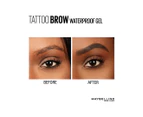 Maybelline Tattoo Studio Waterproof Brow Gel - Deep Brown 260