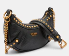 GUESS Clelia Mini Top Zip Crossbody Bag - Black