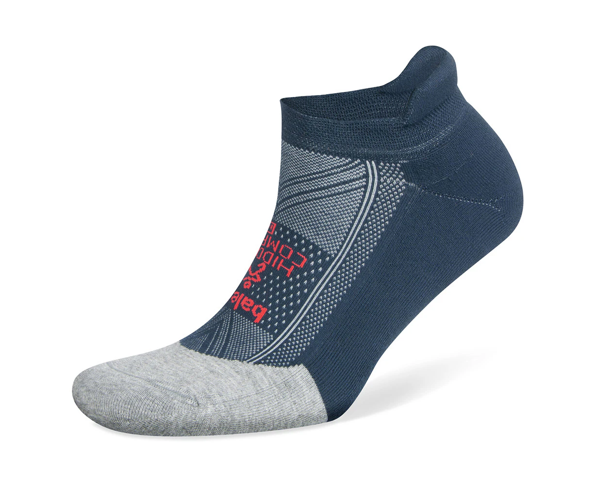 Balega Women/Men/Unisex Hidden Comfort Running Socks Mid Grey - Mid Grey