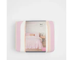 Target Alva Resort Stripe Quilt Cover Set - Pink