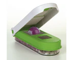 Progressive Prepworks 500ml Onion Chopper/Mincer Vegetable Cooking/Kitchen Green