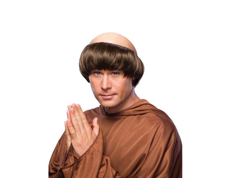 Rubies Monk Friar Priest Bald Wig Costume/Outfit Party Hair Accessory Adult