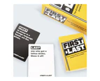 What Do You Meme First & Last Party Drinking Card Game Fun Play Family  21y+